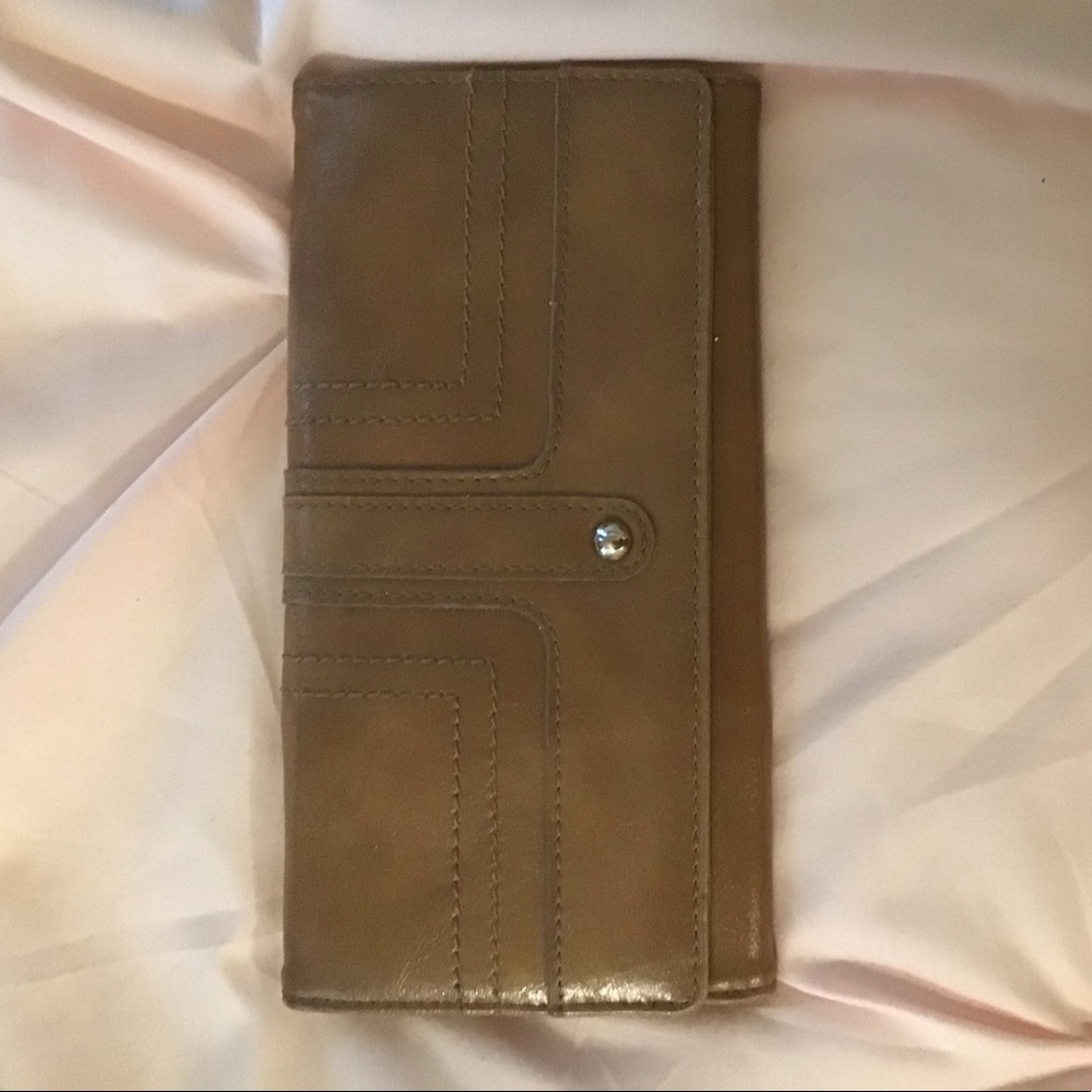 Aldo caramel brown wallet